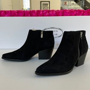 Women’s Sam Edelman Black Suede Ankle Booties  Size: 9.5